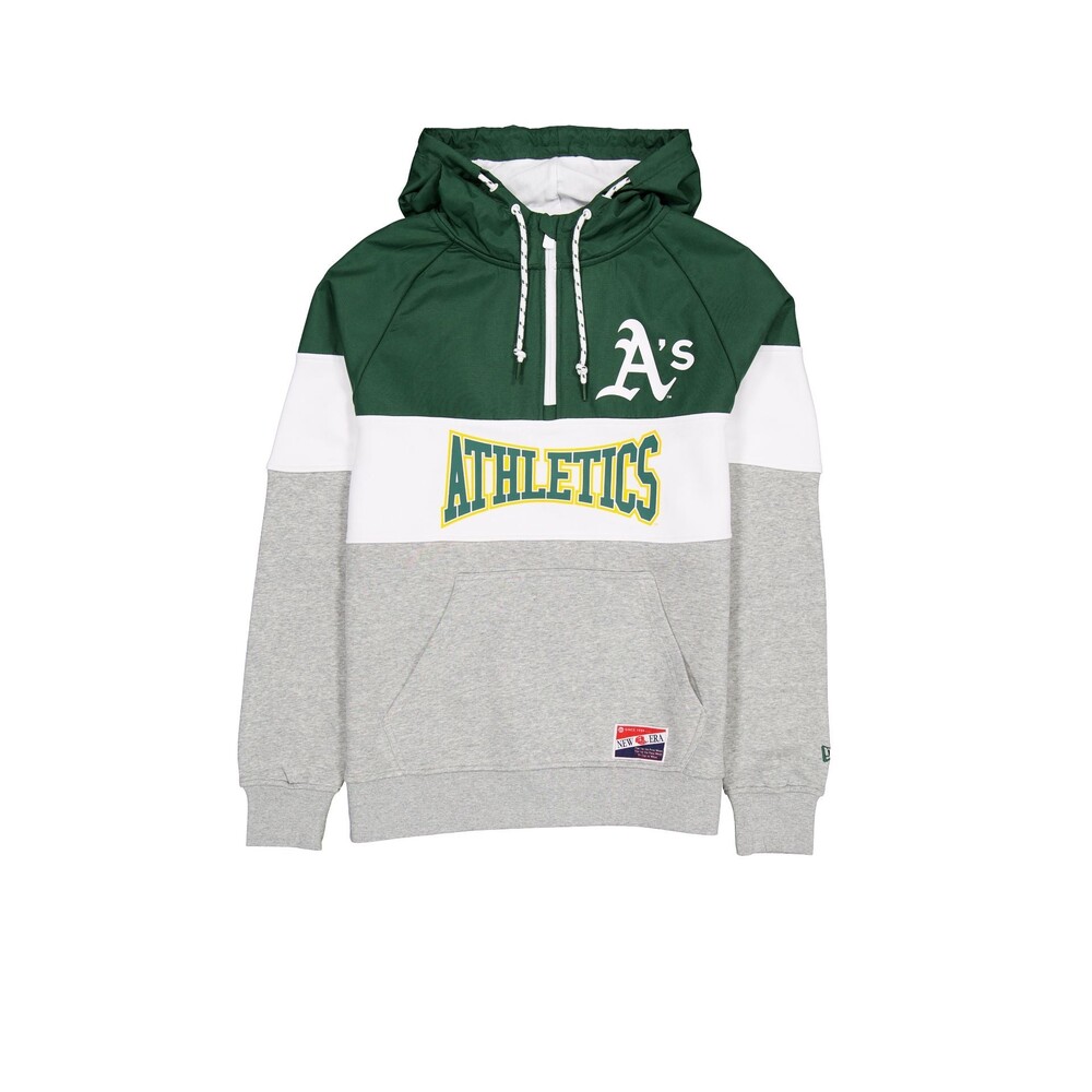 New Era Athletics Throwback Color Block Hoodie - Size 3XL